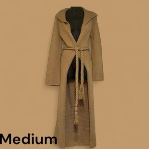 Arden B Tan Long Cardigan Sweater
